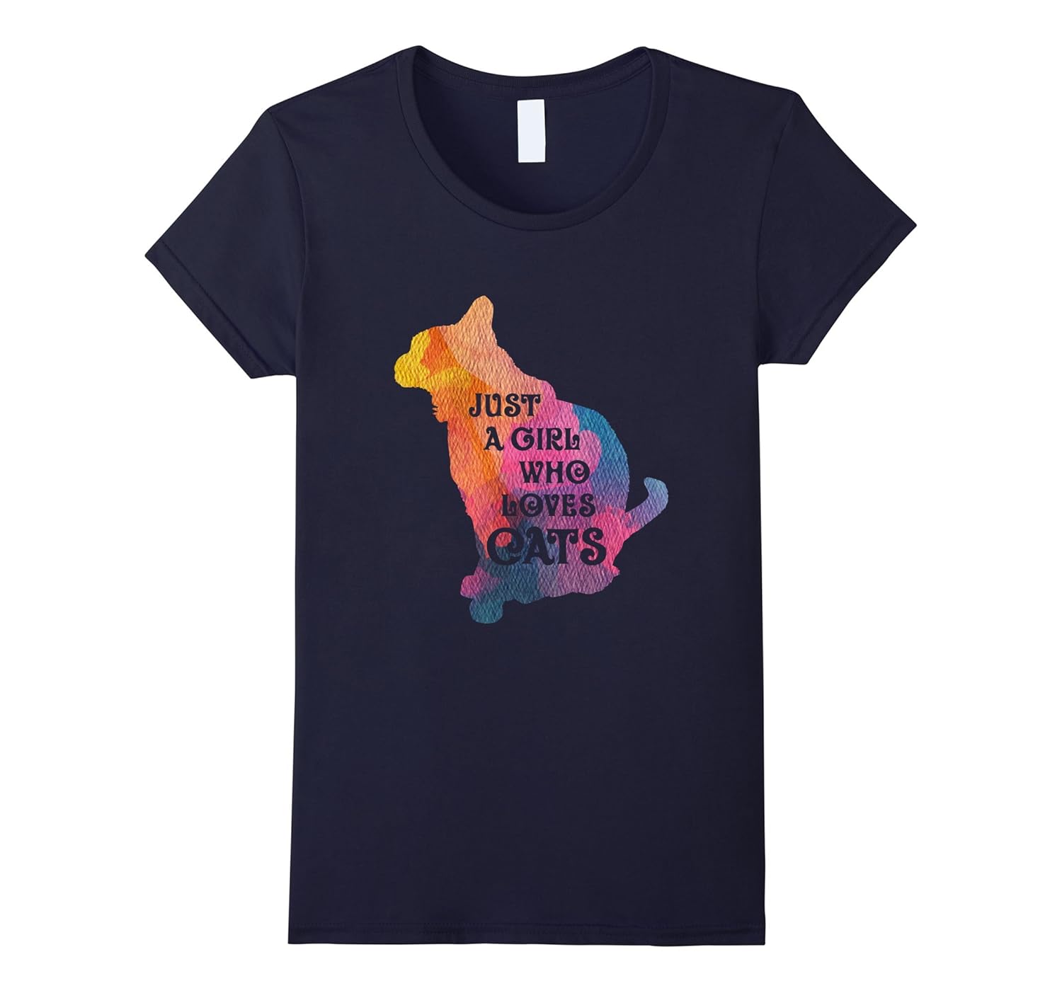 Just A Girl Who Loves Cats T Shirt Cat Lover Tee Teehay