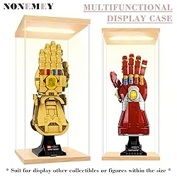 NONEMEY Acrylic Display Case with Led light for