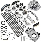 3.6 Timing Chain Kit w/Water Pump Oil Pump for 2.8L 3.0L 3.6L Chevy Equinox Malibu Traverse GMC Acadia Cadillac CTS SRX Buick Enclave V6 Engine engine timing set Replace # 9-0753S 9-0753sx