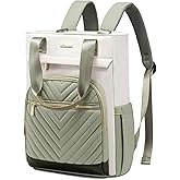 LOVEVOOK Laptop Backpack for Women, 15.6 Inch Work Laptop Bag Teacher Nurse Backpack, Wide Open Travel Tote Backpack Purse Business Computer Daypack