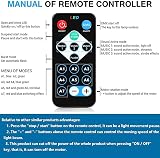 CATPOWER Remote Battery Powered Portable Sound Activated Party Lights RGB Disco view 6