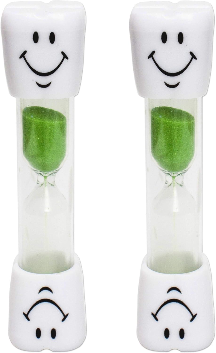 Smile Sand Egg Timer 2 Minute Timer (Set of 2) (2 Green) Amazon.co.uk Health & Personal Care