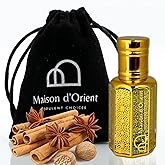 Spice and Bloom Perfume Oil 12 mL – Oriental Cinnamon Jasmine and Oud Blend. Alcohol Free Long Lasting Oil, Compliment Magnet