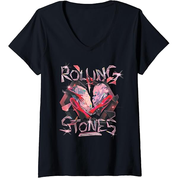 Amazon.com: Womens Official Queen Tour 75 V-Neck T-Shirt