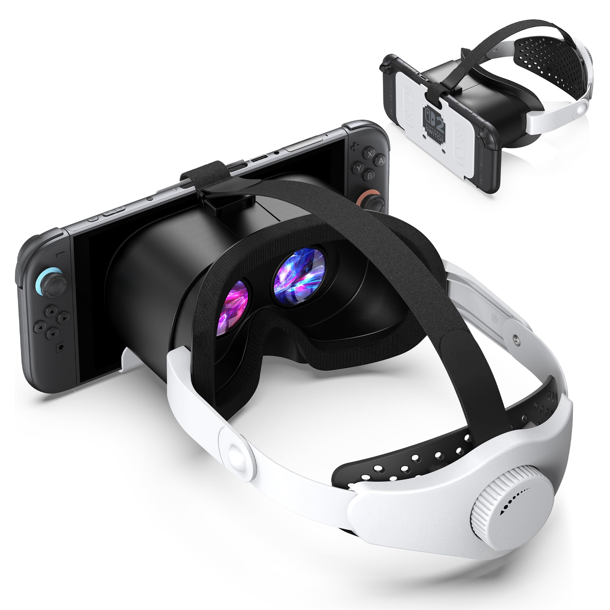 Upgraded VR Headset Compatible with Nintendo Switch 2 (2025), Switch 2 Virtual Reality VR Glasses with Adjustable HD Lenses and Comfortable Head Strap, Virtual Boy 3D Goggles for Switch 2 Accessories
