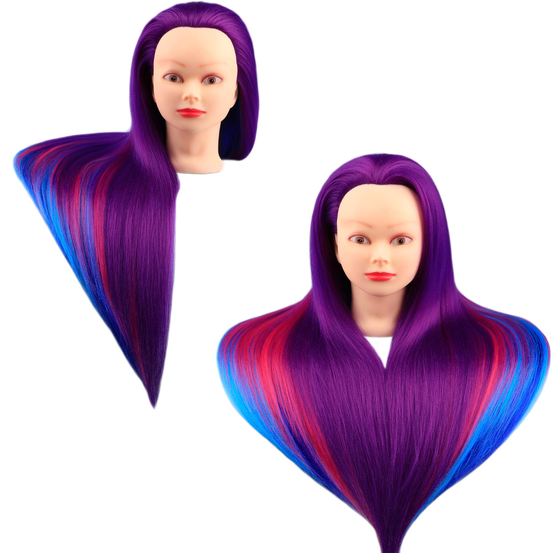 Hair Mannequin Head Cosmetology Hairdressing Training Head
