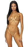 Forplay Women's Standard Bikini Set, Mocha, M
