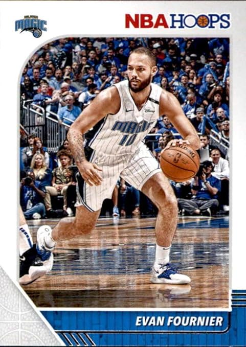 Amazon Com 2019 20 Panini Nba Hoops 139 Evan Fournier Orlando Magic Basketball Card Collectibles Fine Art