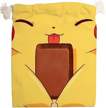 Amazon Danesi ２０x２５cm ポケモン ピカチュウ 巾着袋 中 給食袋 ギフトバッグ 小物入れ コップ袋 こども お弁当 保育園 男の子 女の子 おしゃれ かわいい キャラクター バッグ スーツケース