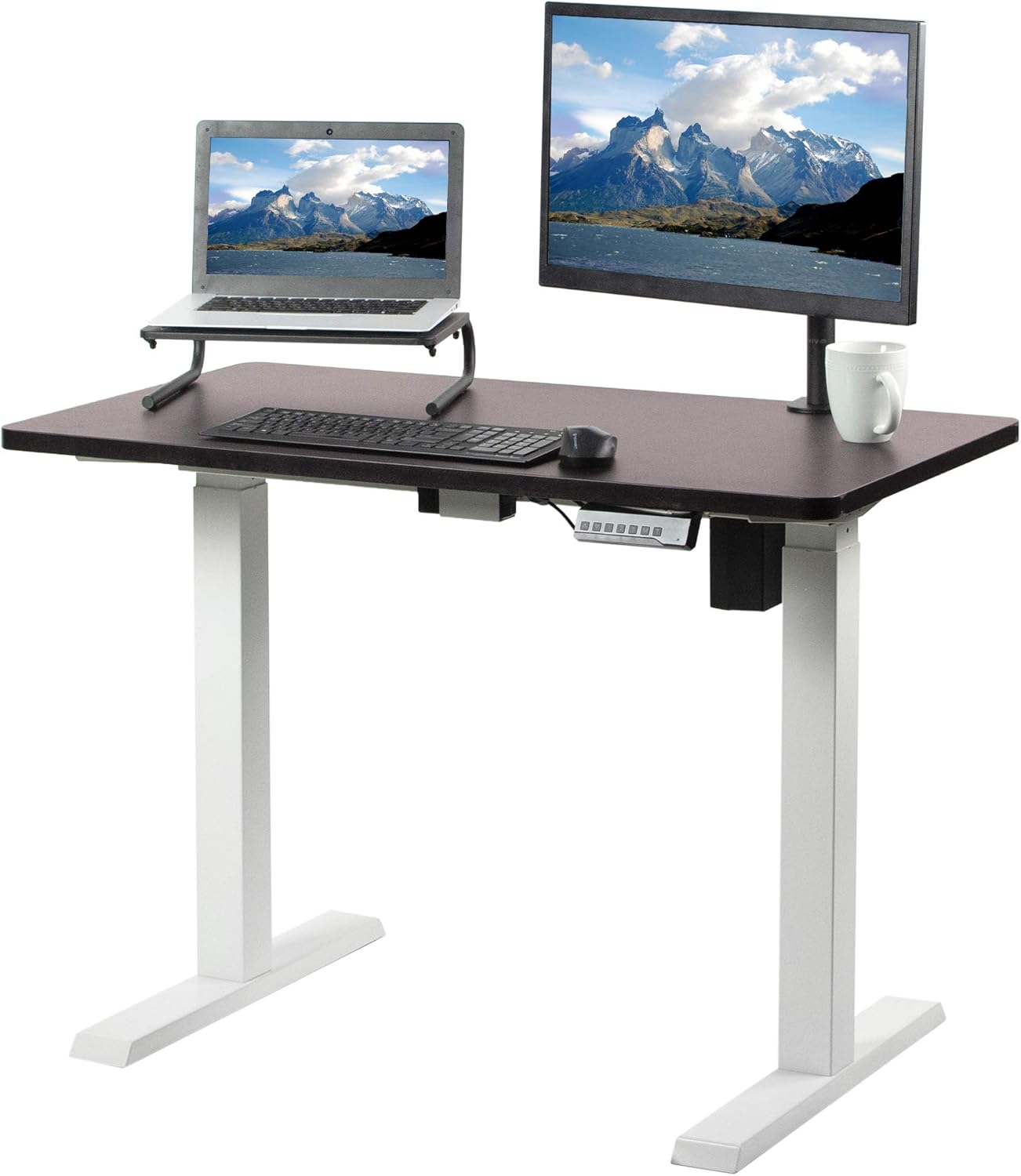 VIVO Electric Height Adjustable 43 x 24 inch Stand Up Desk