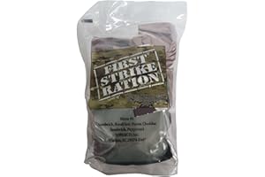 EPIDEMIC PROOF Authentic USGI First Strike Rations (FSR)- 24 hour MRE - Inspection Year 2025 or Newer. 9 Menu options. (1: Pepperoni Sandwich)