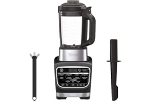 Ninja HB150C, Foodi Cold & Hot Blender with Precision Heating Element, 64oz Glass Pitcher, Black, 1400W (Canadian Version)