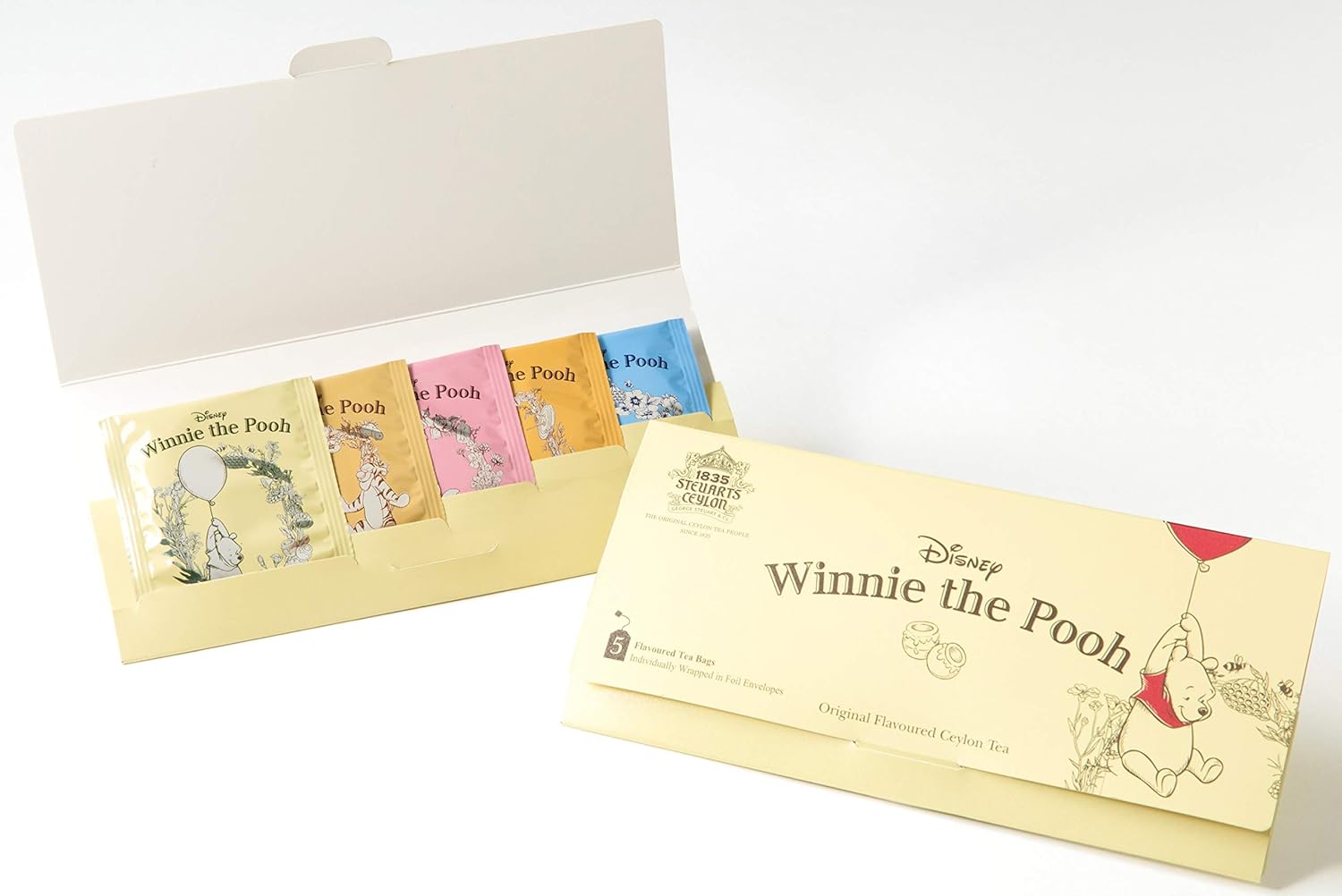 Amazon ディズニー くまのプーさん 5種アソートティーバッグ紅茶 George Steuart Tea 紅茶 通販