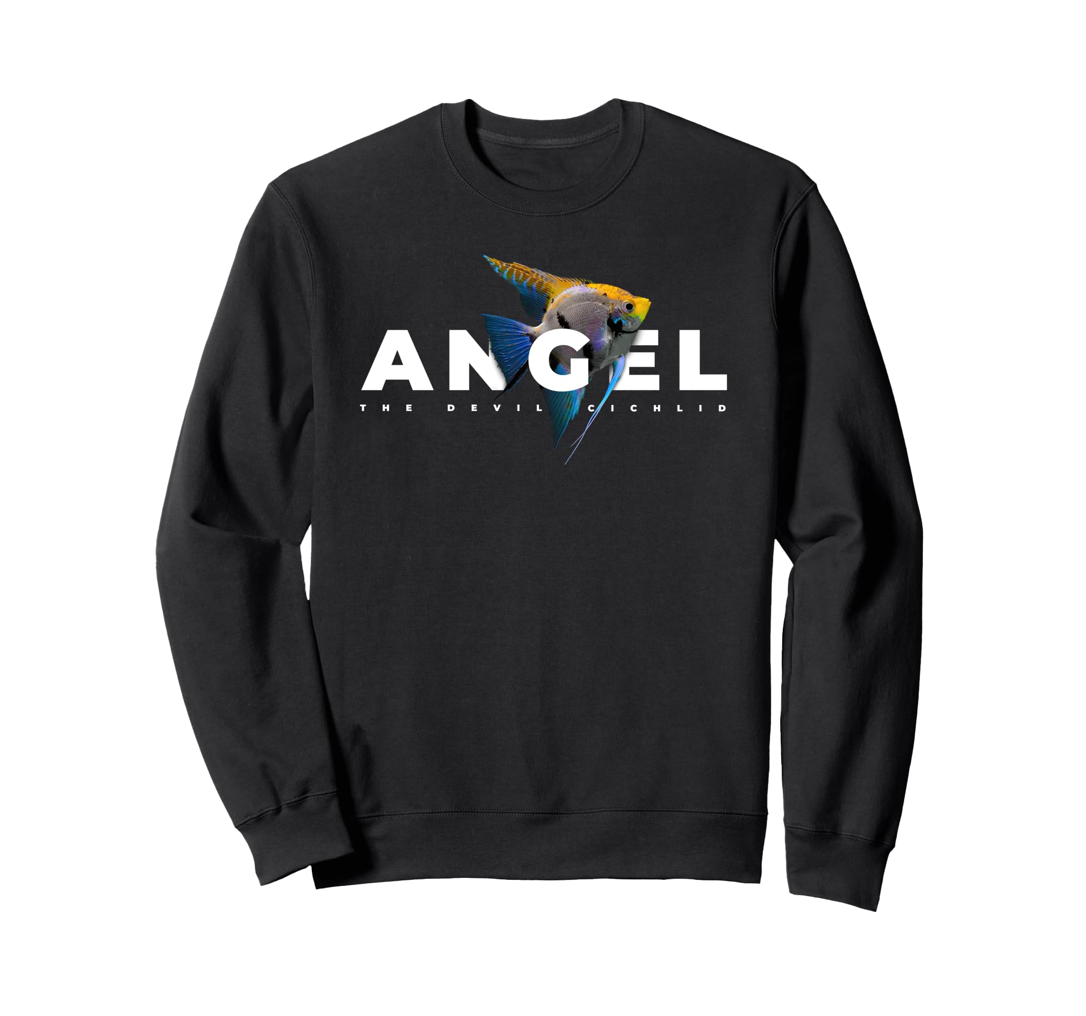 Angelfish Cichlid Aquarium Fish Sweatshirt