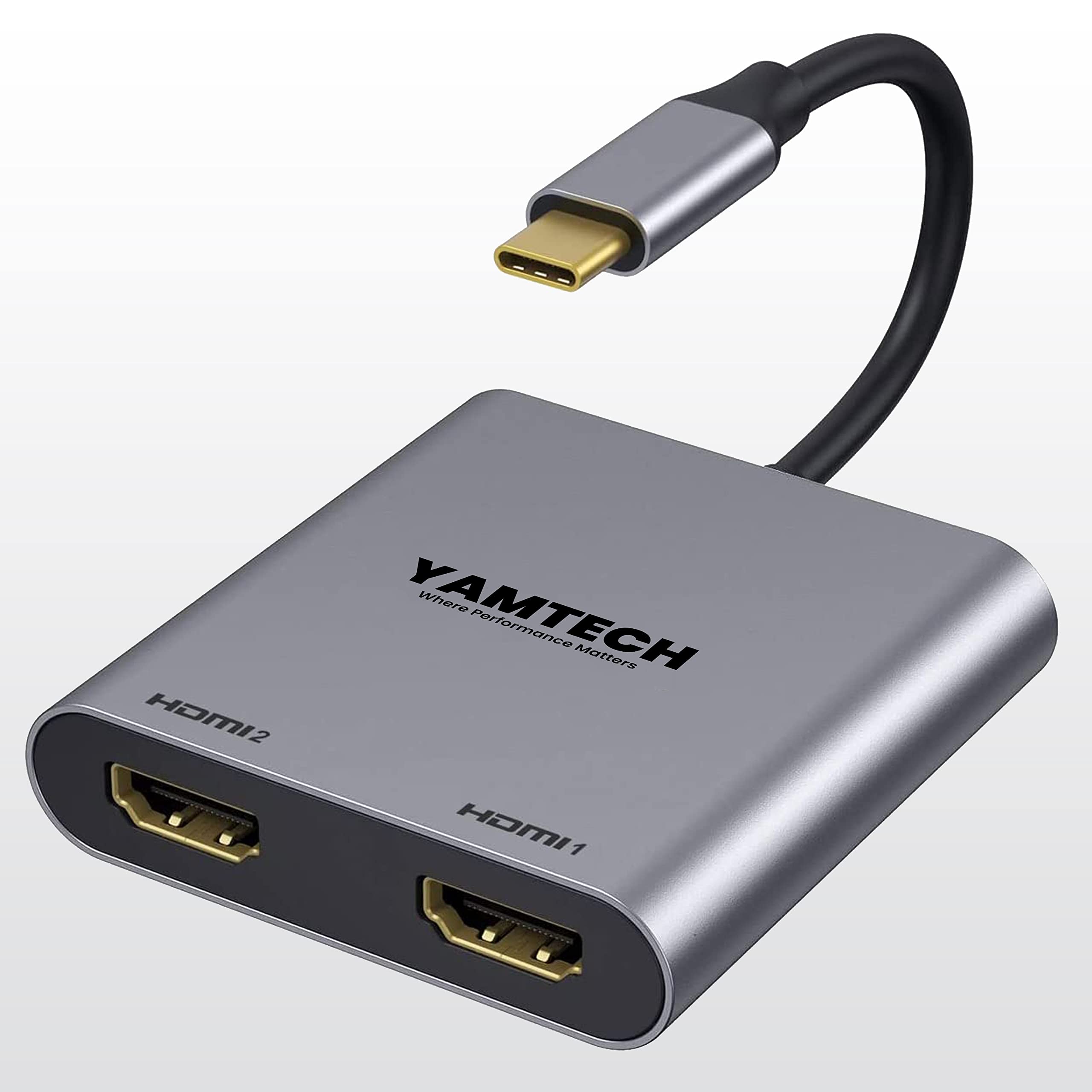 YAMTECH USB Type C to Dual HDMI Adapter