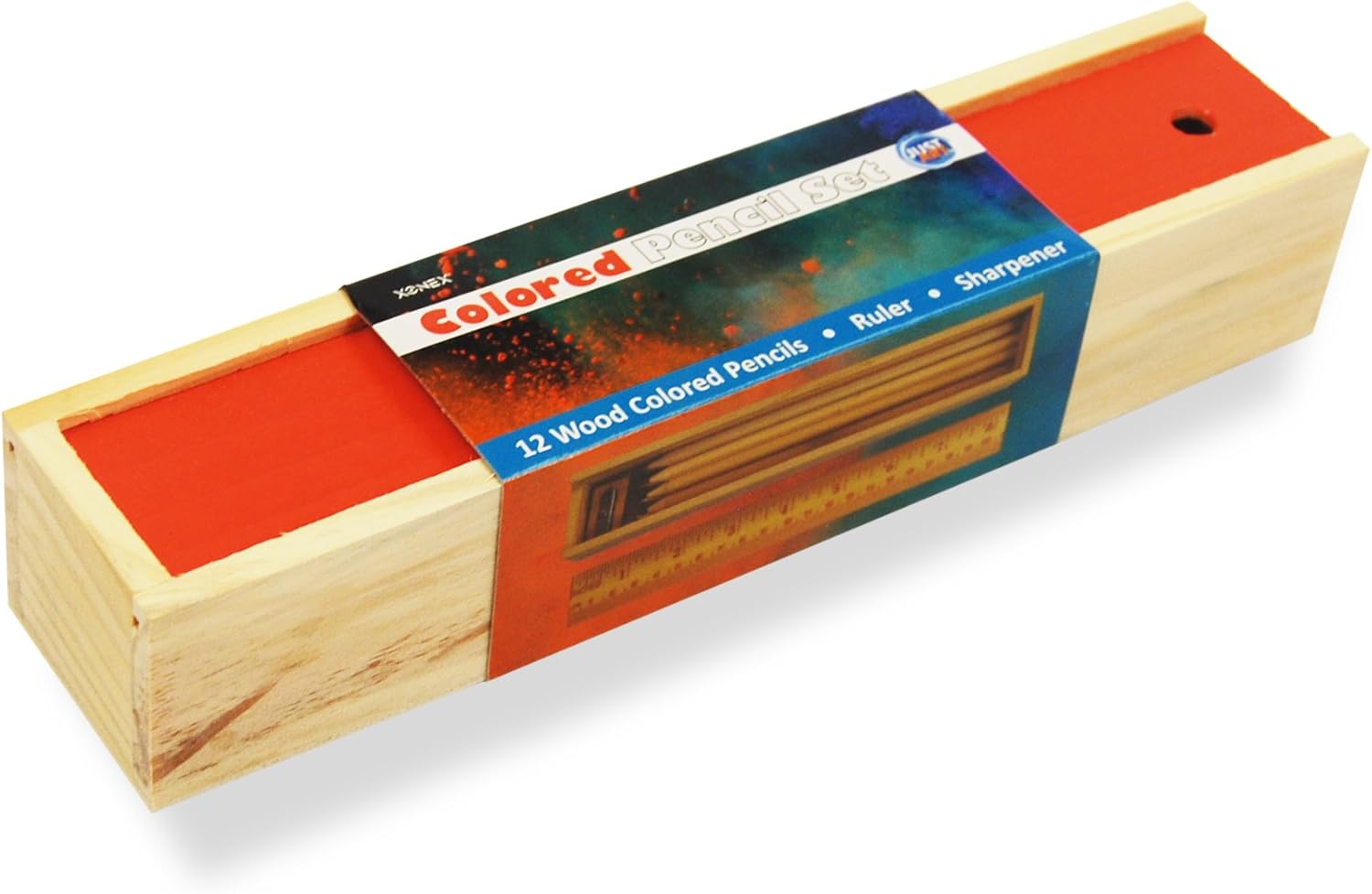 Xonex Colored Pencil Set Red (30139) Office Products