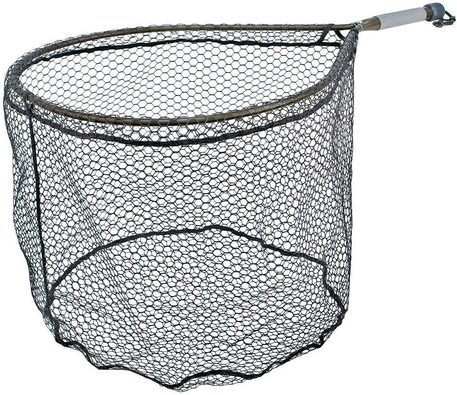 McLean Angling Long Handle Weigh Net, Rubber Mesh