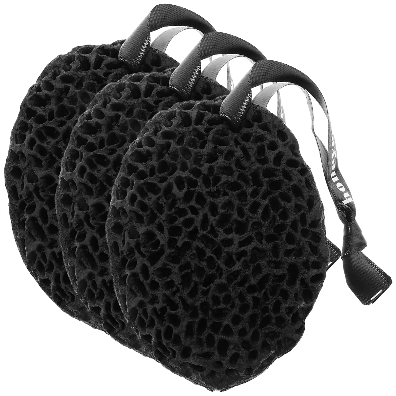 Beatifufu 3Pcs Drop-Shaped Non-Latex Shower Sponges for Gentle Exfoliation and Massage Soft Honeycomb Bath Scrubbers for Baby and Adult Skin Care