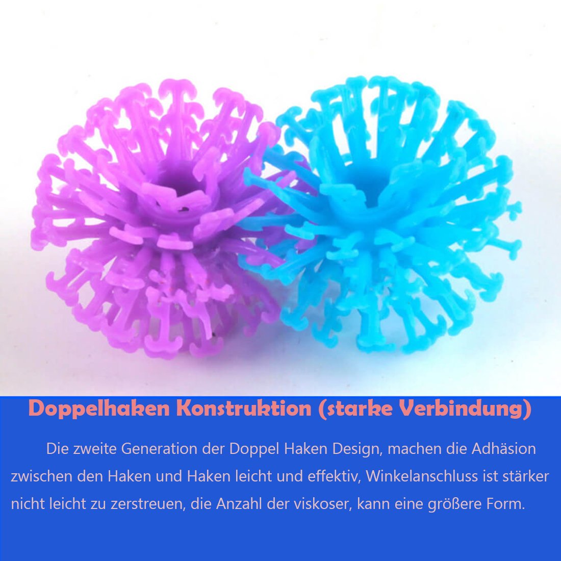 Enshey Bausteine Spielzeug für Kinder, Mega Pack kreative Modell zufällige für Kinder erhöht die Kapazität zu schaffen und stellen Sie sich vor - 400 Teile Puzzleball Pompon von