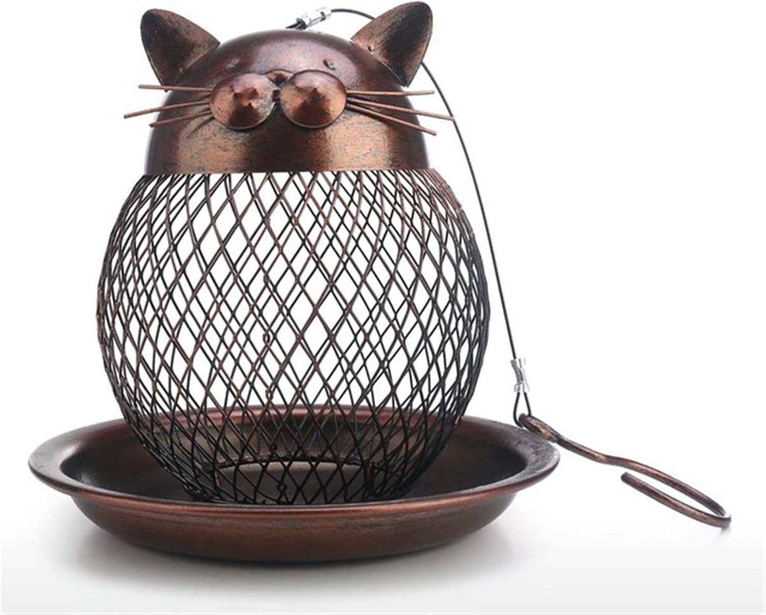 mangiatoia per uccelli con scoiattoli