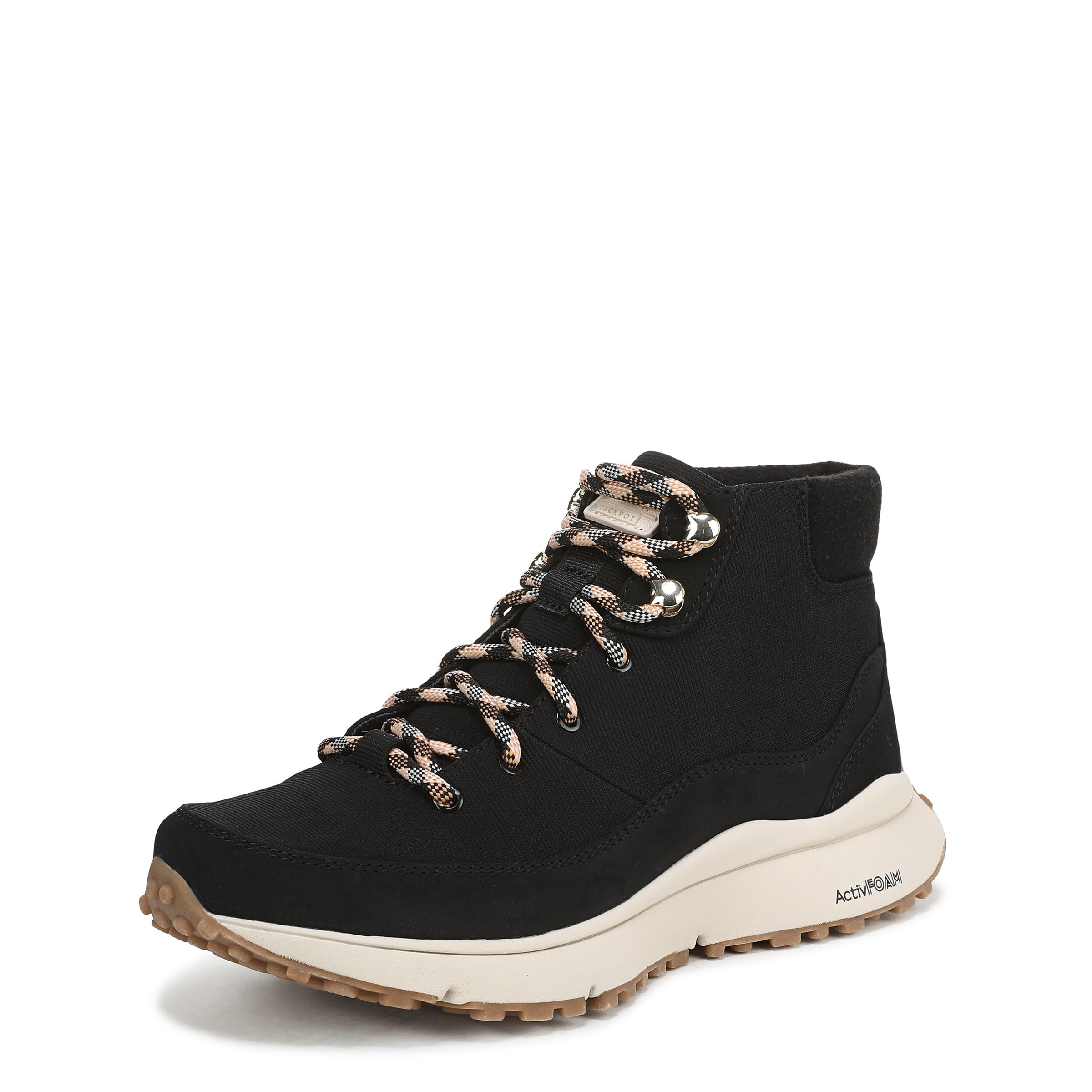 Ryka Women’s Jackpot Zip Short Boots Black 5.5 M