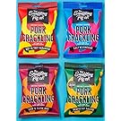 Snaffling Pig Mixed Flavours Pork Crackling, 50 g, 12-Piece