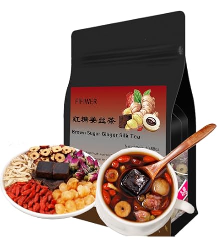 Zestiva Taiwan Brown Sugar Ginger Longan Red Dates Goji (10 Cubes 400G) S