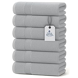 DAN RIVER 6-Pack Premium Hand Towels