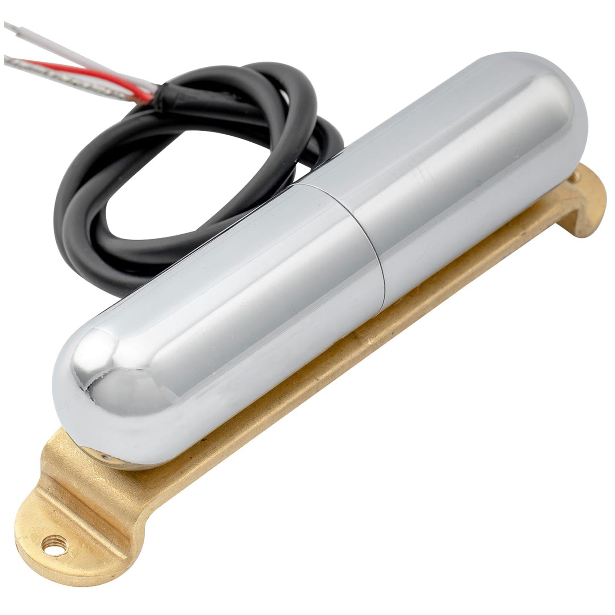 Artec LSA70R Alnico 5 Lipstick Reverse Wound Single Coil Middle Pickup 7.5K for Strat Style Electric Guitar, Chrome