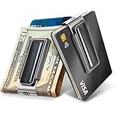 M-Clip Money Clip - Minimalist Slim Wallet Alternative for Front Pocket Carry - Cash and Credit Card Holder for Men