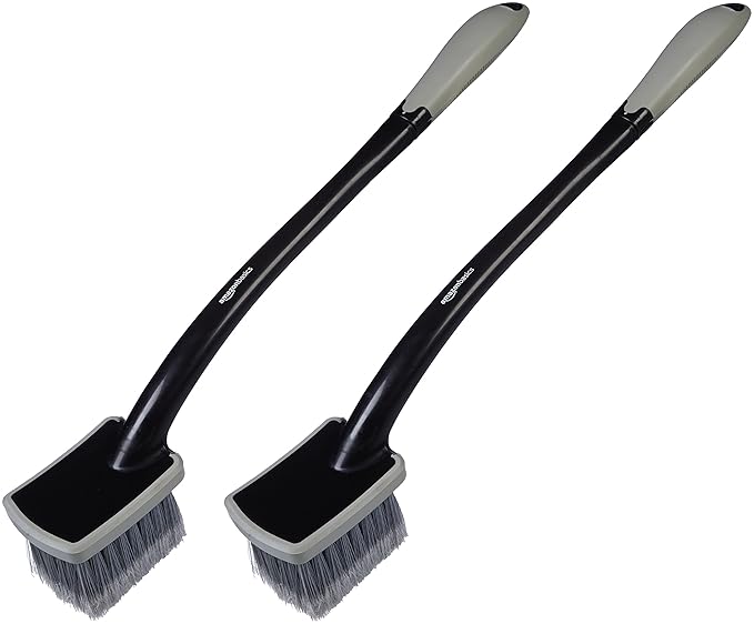 AmazonBasics Long Handled Wheel Car Brush, 2 Pack Amazon.in Car