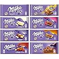 Milka Assorted Chocolates Variety Pack of 8 Bars (Bundle #3)