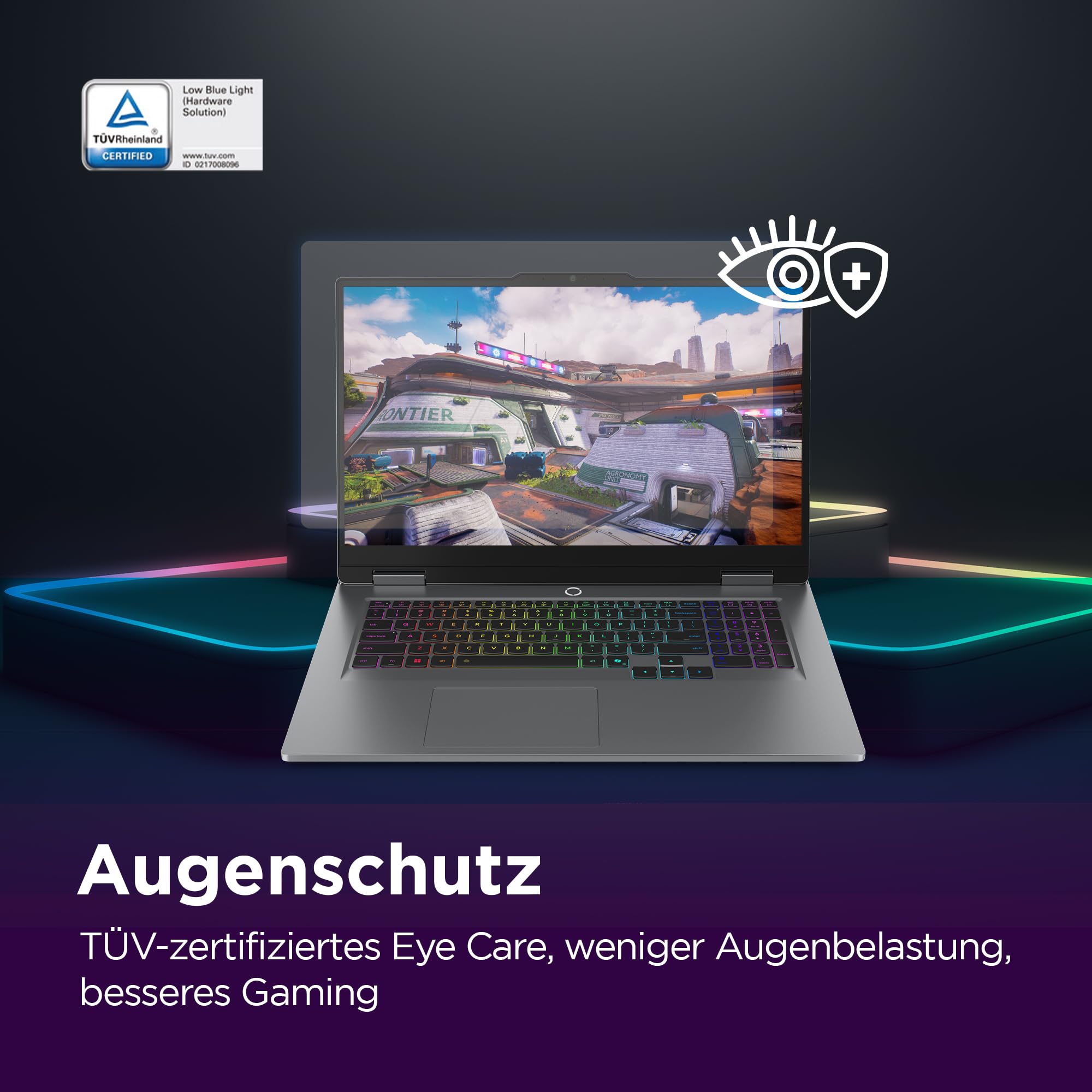Lenovo LOQ Gaming AI Laptop | 17.3" Full HD 165Hz Display | NVIDIA GeForce RTX 5070 | Intel Core i7-14700HX | 16GB RAM | 1TB SSD | Win11 | QWERTZ | 24-Zonen-RGB-Tastatur | Grau | 3 Monate GamePass 6