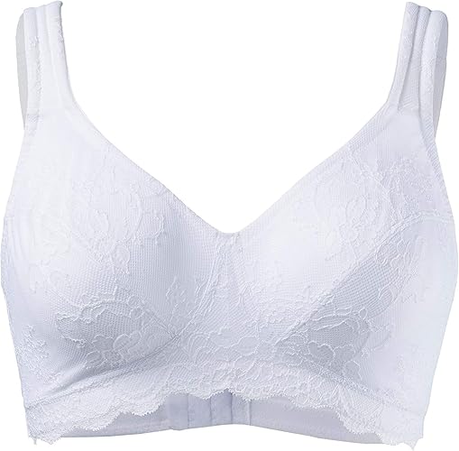 Ulla Popken Women's Softbh Ohne Bügel, Spitze ECup Wireless Bra Ulla