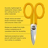 Miller KS-1 Yellow Fiber Optic Kevlar Scissors Utility Cable Cutters 5.5in view 4