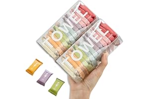 Dzronda Disposable Compressed Towels, Portable Compressed Towel Tablets, 28Pcs Travel Wash Cloth, Thicker Super Absorbent Wash Cloths for Travel, Face Towel Ideal for Outdoor Camping Hiking (28Pcs)