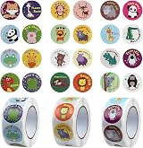 ZTMY 1500Pcs Reward Stickers 3 Roll 24 Designs Multicoloured for Classroom view 1