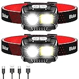Blukar LED Headlamp Rechargeable,2000L High Lumen