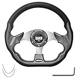 WEKANI D Golf Cart 12.5 Inch Steering Wheel， for