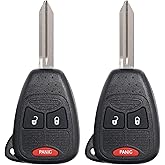 MechanMagic Remote Key Fob Replacement Fits for Dodge Ram 1500 2500 3500 2006-2008 Dakota Magnum Durango Nitro Caliber Jeep Wrangler Patriot Grand Cherokee Keyless Entry Remote Control OHT692427AA