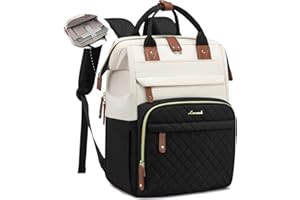 LOVEVOOK Laptop Backpack for Women, 15.6'' Waterproof Nurse Bag Teacher Work Backpack Purse for Women, Travel Computer Backpack for College Office Business Ladies