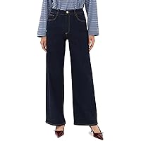 BAUM UND PFERDGARTEN Women's Nanny Pants, Grey Pinstripe