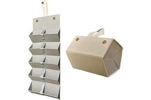 LONGJET CRAFTING THE CORE LJ Longjet Sunglasses Organizer 5 Slots Travel Glasses Case Multiple Pairs Eyeglasses Storage Box Hanging Eyewear Holder