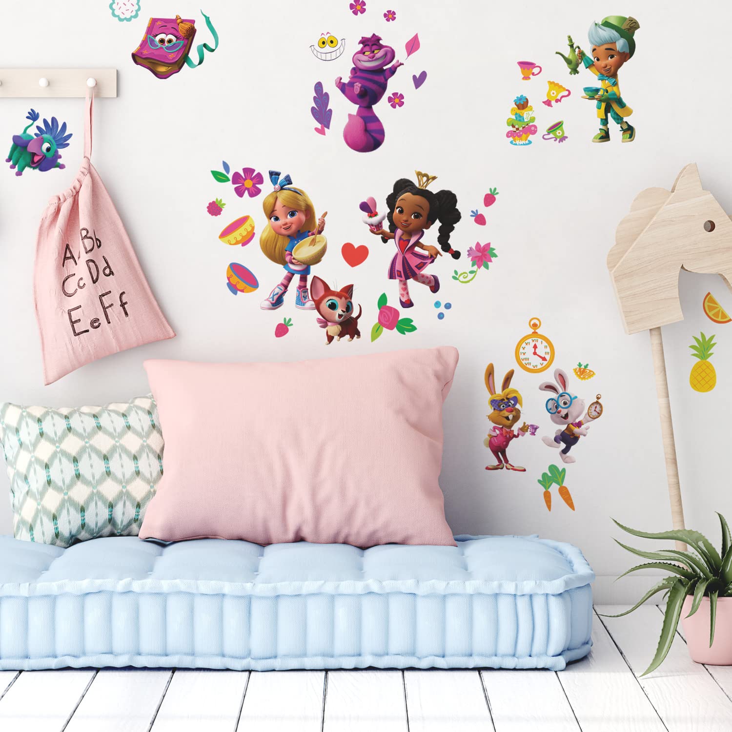 Alice in Wonderland Repositionable Stickers