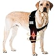 Furtent Dog Elbow Brace, Pet Recovery Suit Taper Collar Alternative for Dogs Elbow Dysplasia, Shoulder Dislocation - Offers Elbow Support, Helps Wound Healing, Prevents Licking and Biting, XL