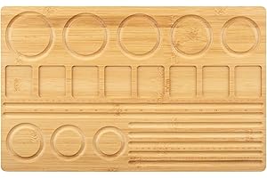 hobbyworker Bamboo Beading Board, Bamboo Jewelry Design Board for Jewelry Bracelet Making, Beading Trays Jewelry Design Mats for Jewelry Making DIY Design(Bracelet Bead Board 8)
