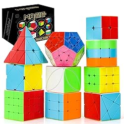 STEAM Life Speed Cube Set 10 Pack Magic Cube