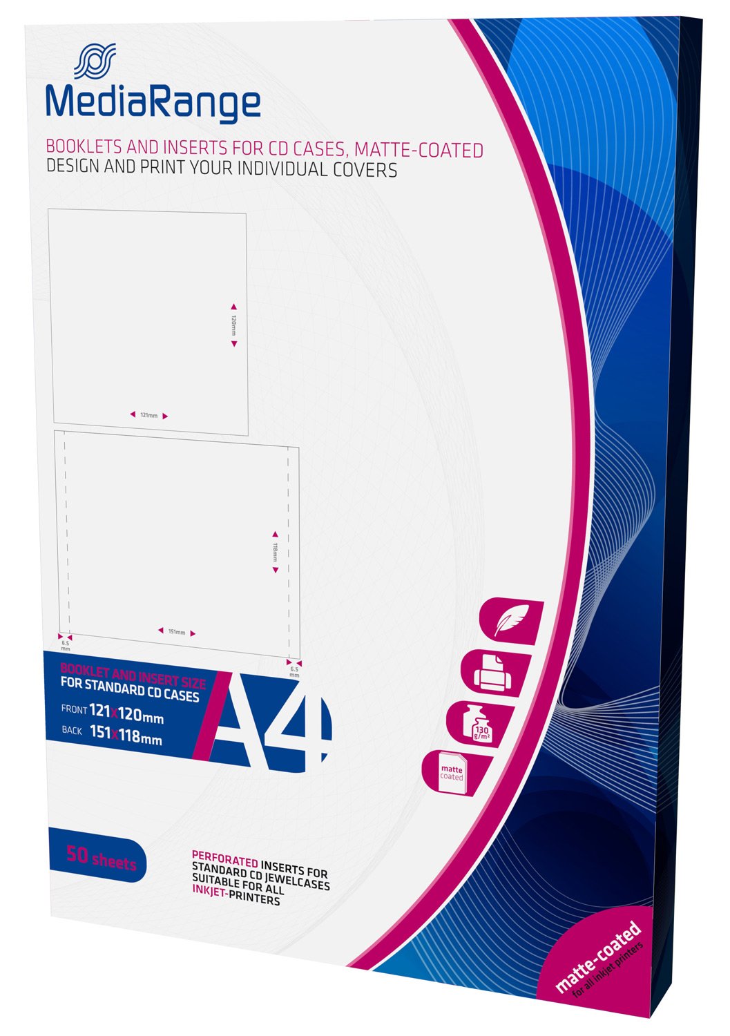 MediaRange CD Case Booklet