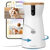 Furbo 360&deg; Dog Camera [Paid Plan Required to Activate] | Stay connected with AI Dog &amp; Home Safety Alerts, Treat Toss, Auto-Tracking, Video History, 2-Way Audio (Subscription 3mo min)
