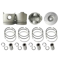 OCTOT 4pcs 4JA1 piston set 8-97942-985-0